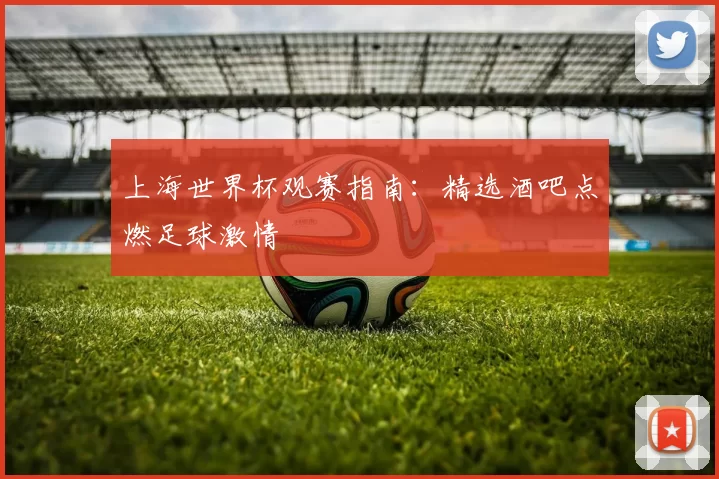上海世界杯观赛指南:精选酒吧点燃足球激情