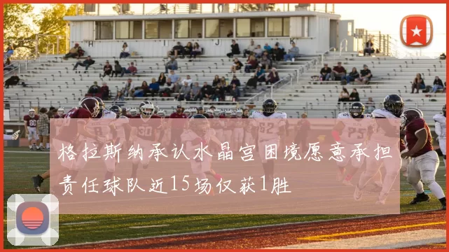 格拉斯纳承认水晶宫困境愿意承担责任球队近15场仅获1胜